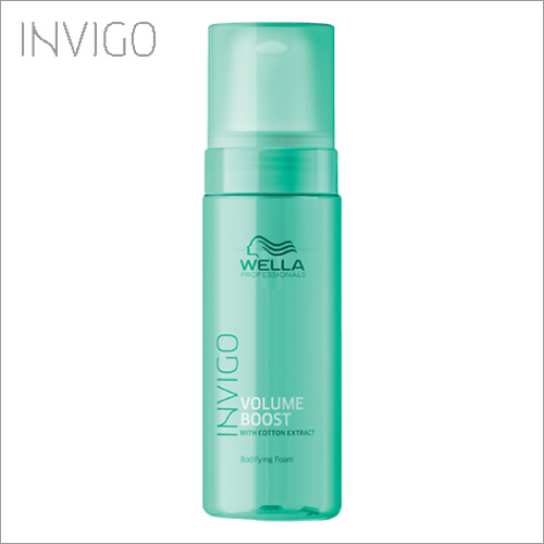 ウエラ INVIGO インヴィゴ ボリュームブースト ボディファイング フォーム 150ml 洗い流さないトリートメント WELLA