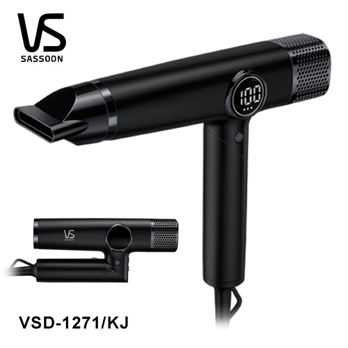 ヴィダルサスーン BLDCドライヤー ブラック VSD-1271/KJ ヘアドライヤー VS VIDAL SASSOON